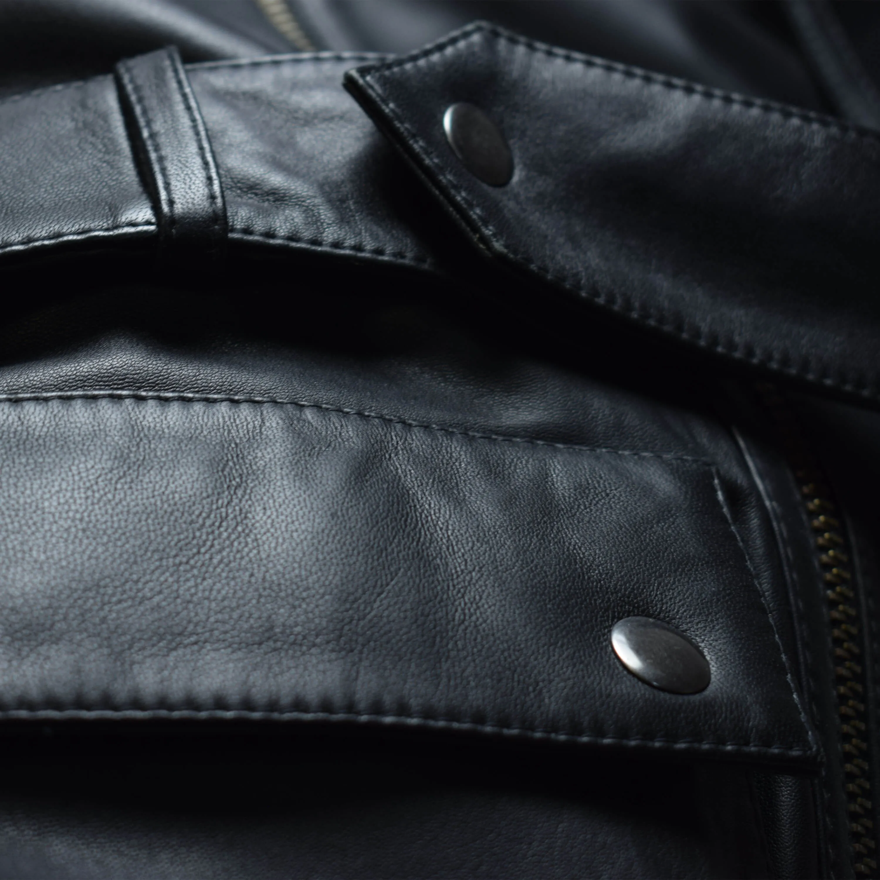 Leather Trench Sample / Mens / M / Excellent sold by Boda Skins product image thumbnail 4