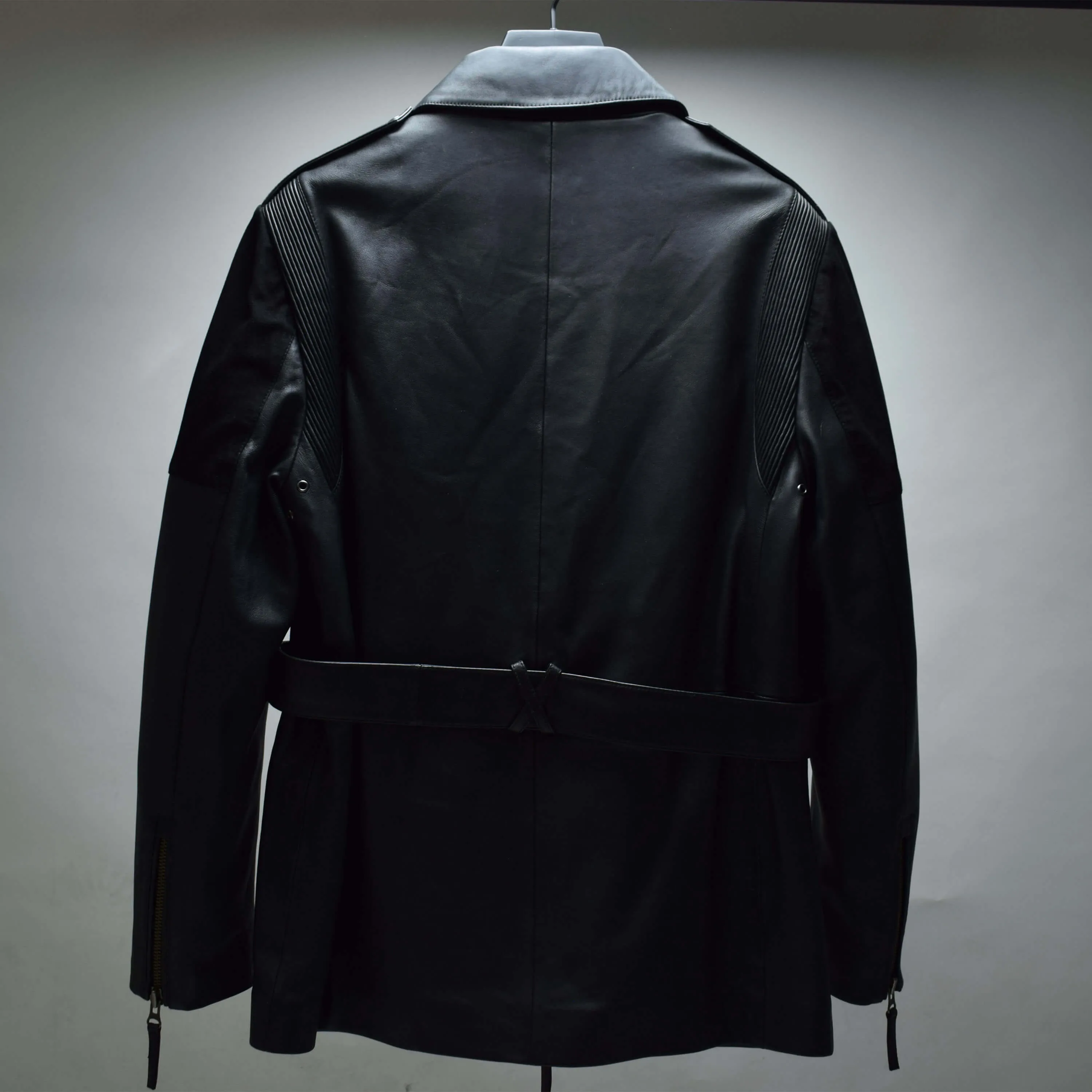 Leather Trench Sample / Mens / M / Excellent sold by Boda Skins product image thumbnail 2