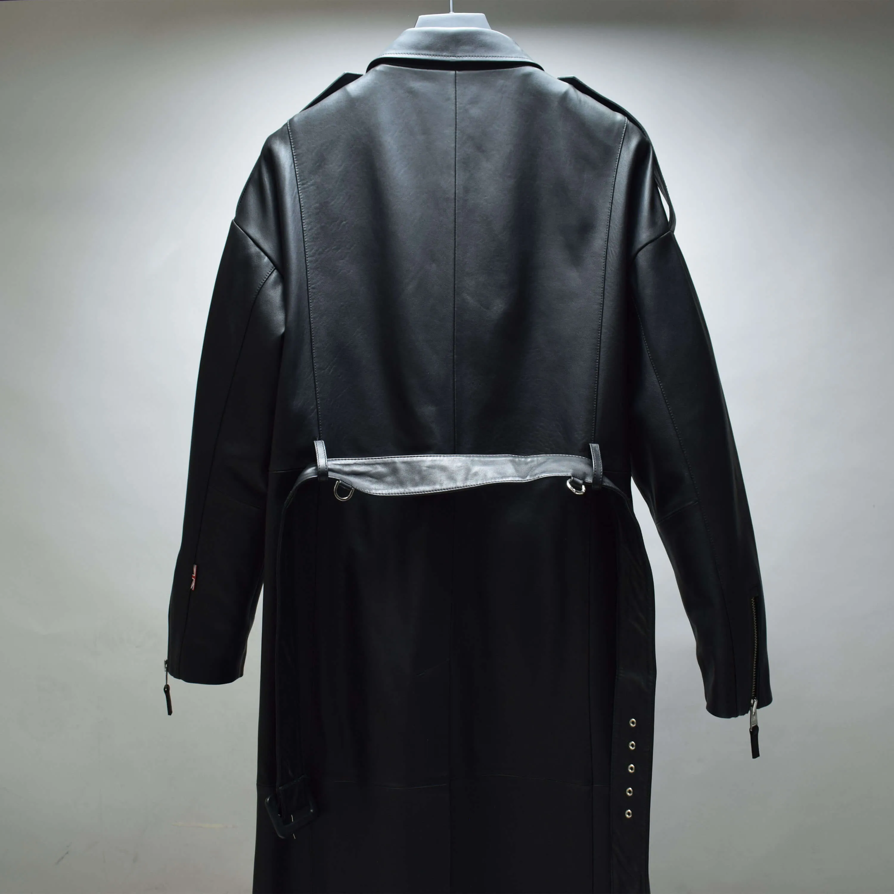 Leather Trench Sample / Mens / M / Excellent sold by Boda Skins product image thumbnail 2