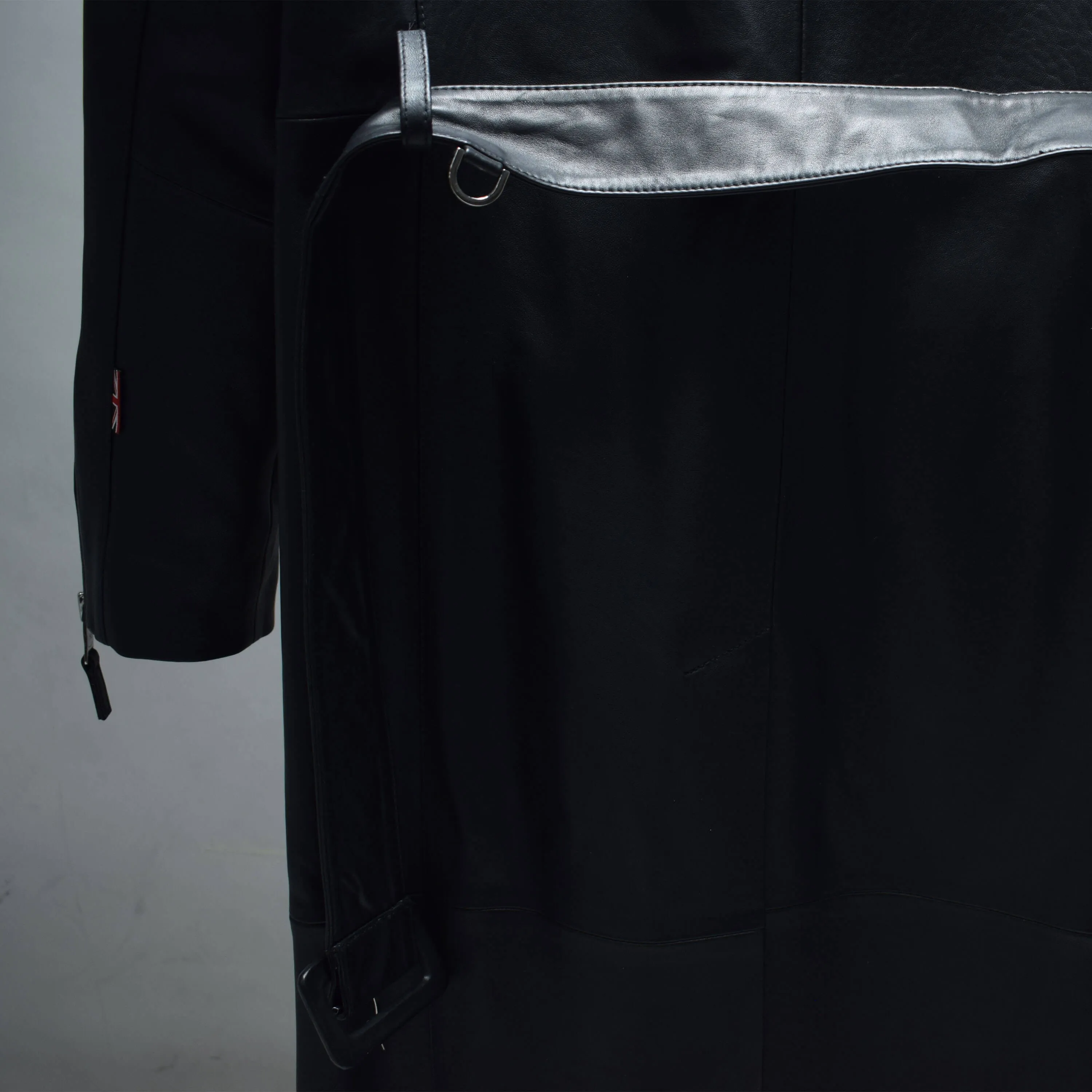 Leather Trench Sample / Mens / M / Excellent sold by Boda Skins product image thumbnail 4