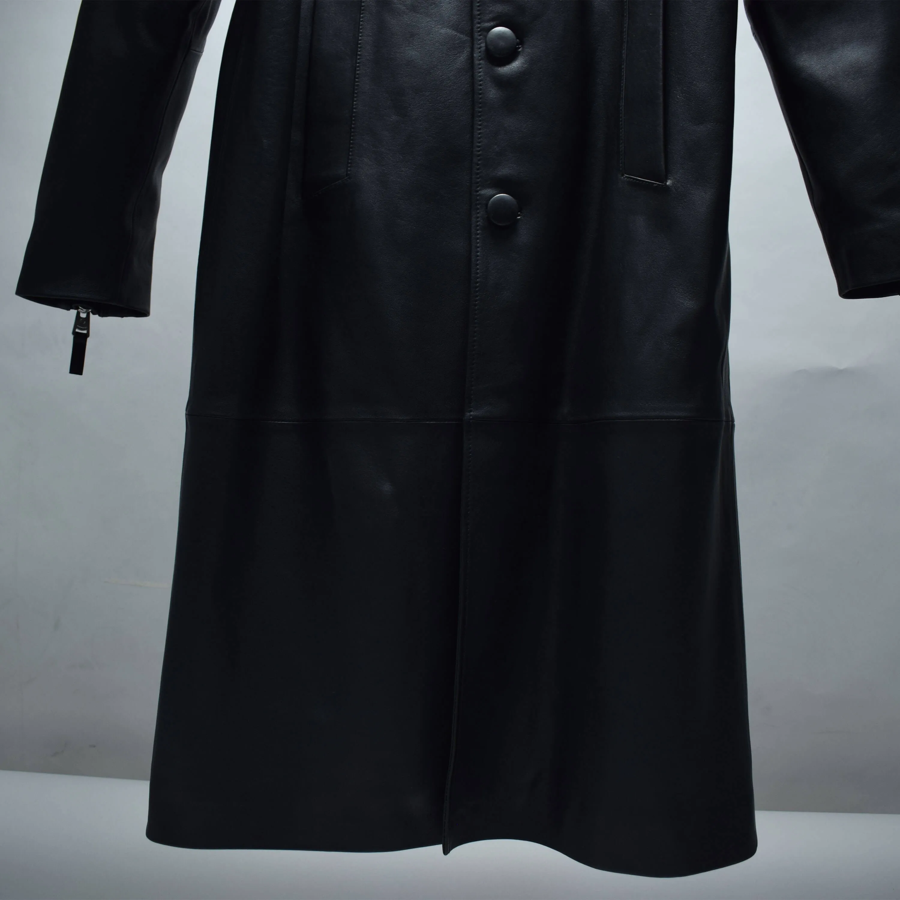 Leather Trench Sample / Mens / M / Excellent sold by Boda Skins product image thumbnail 5