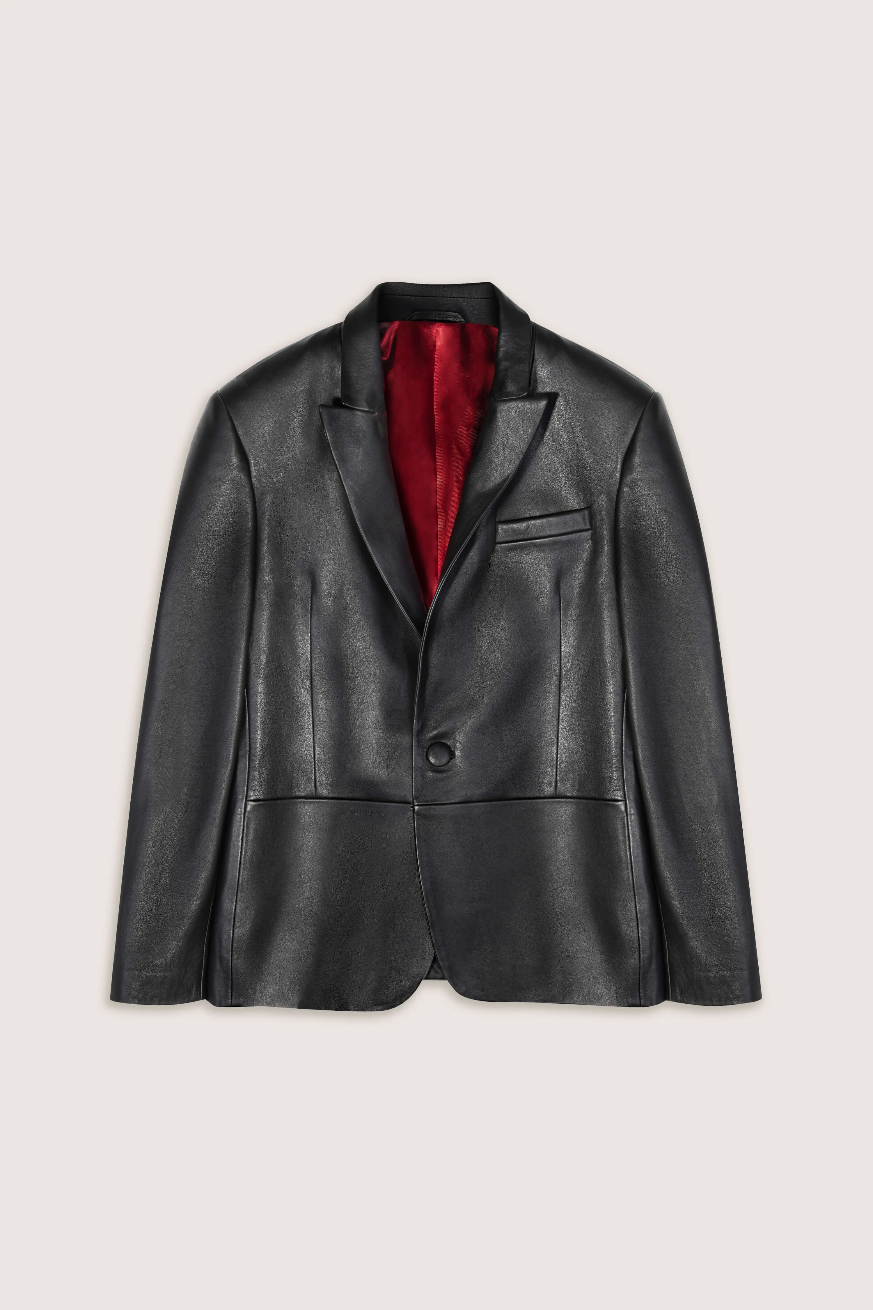 Relaxed Leather Blazer sold by Boda Skins product image thumbnail 2