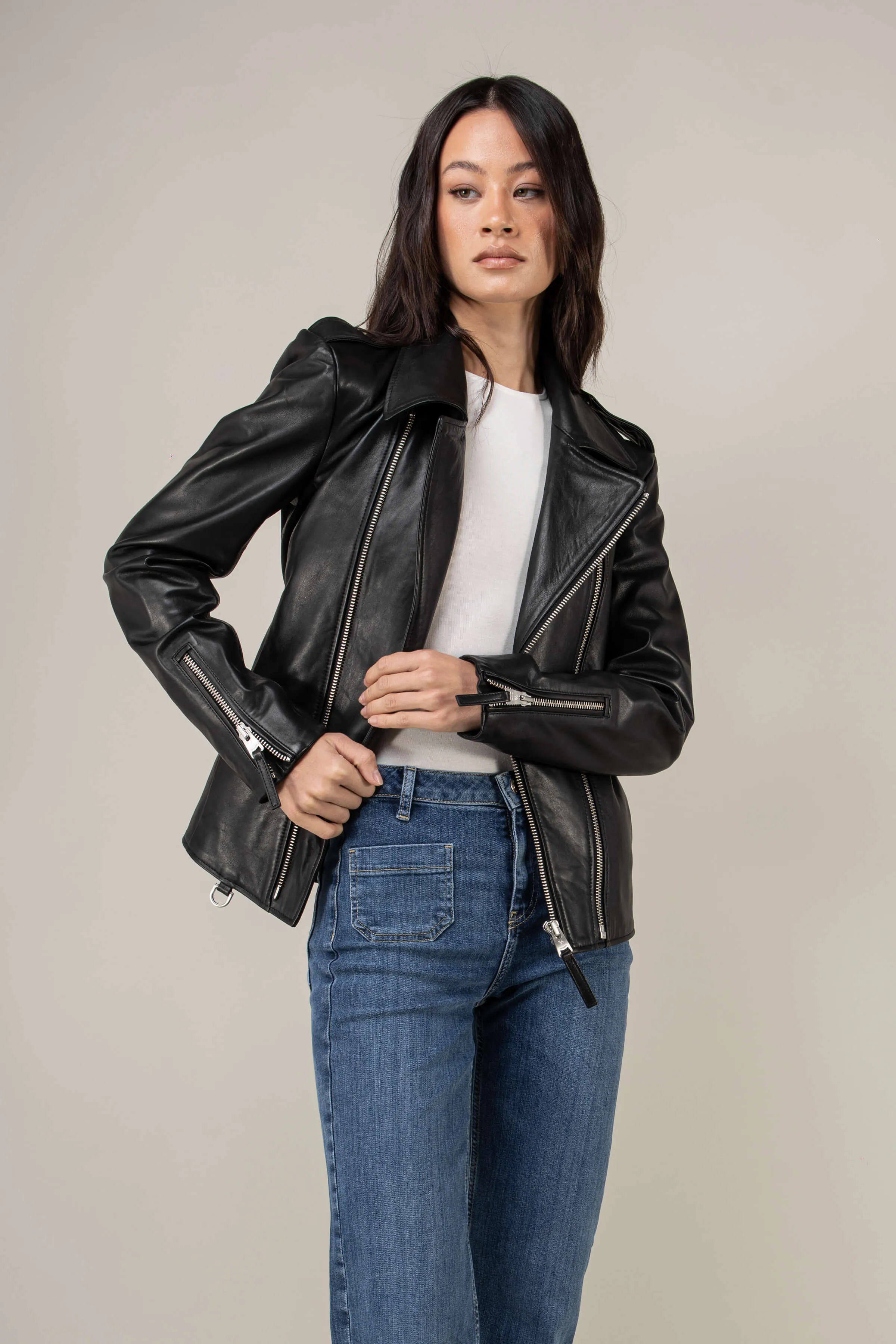 Outrider Leather Jacket (Woman) sold by Boda Skins product image thumbnail 5