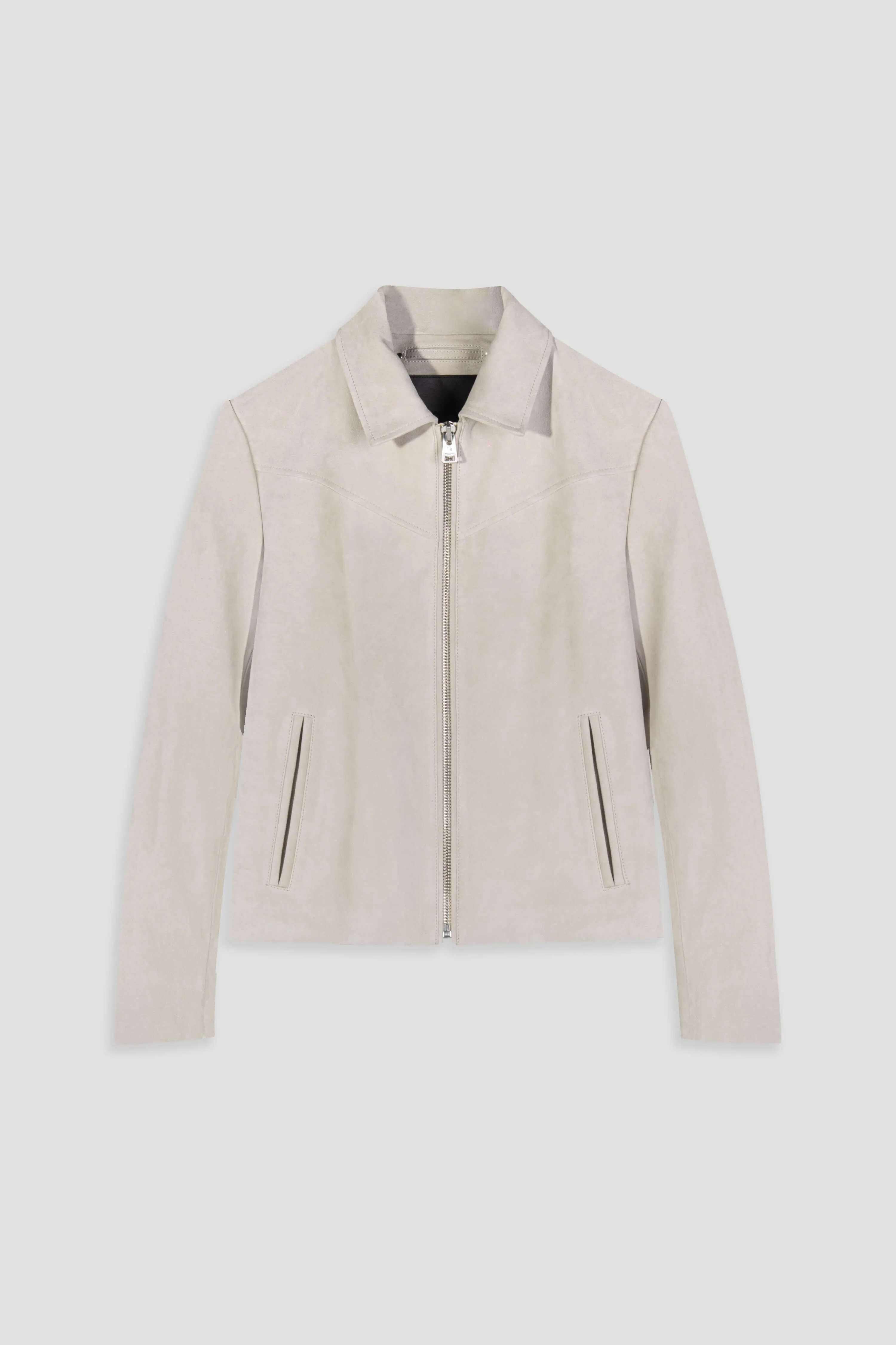 Hendrix: Sandstone Suede Leather Jacket (Woman) sold by Boda Skins product image thumbnail 2