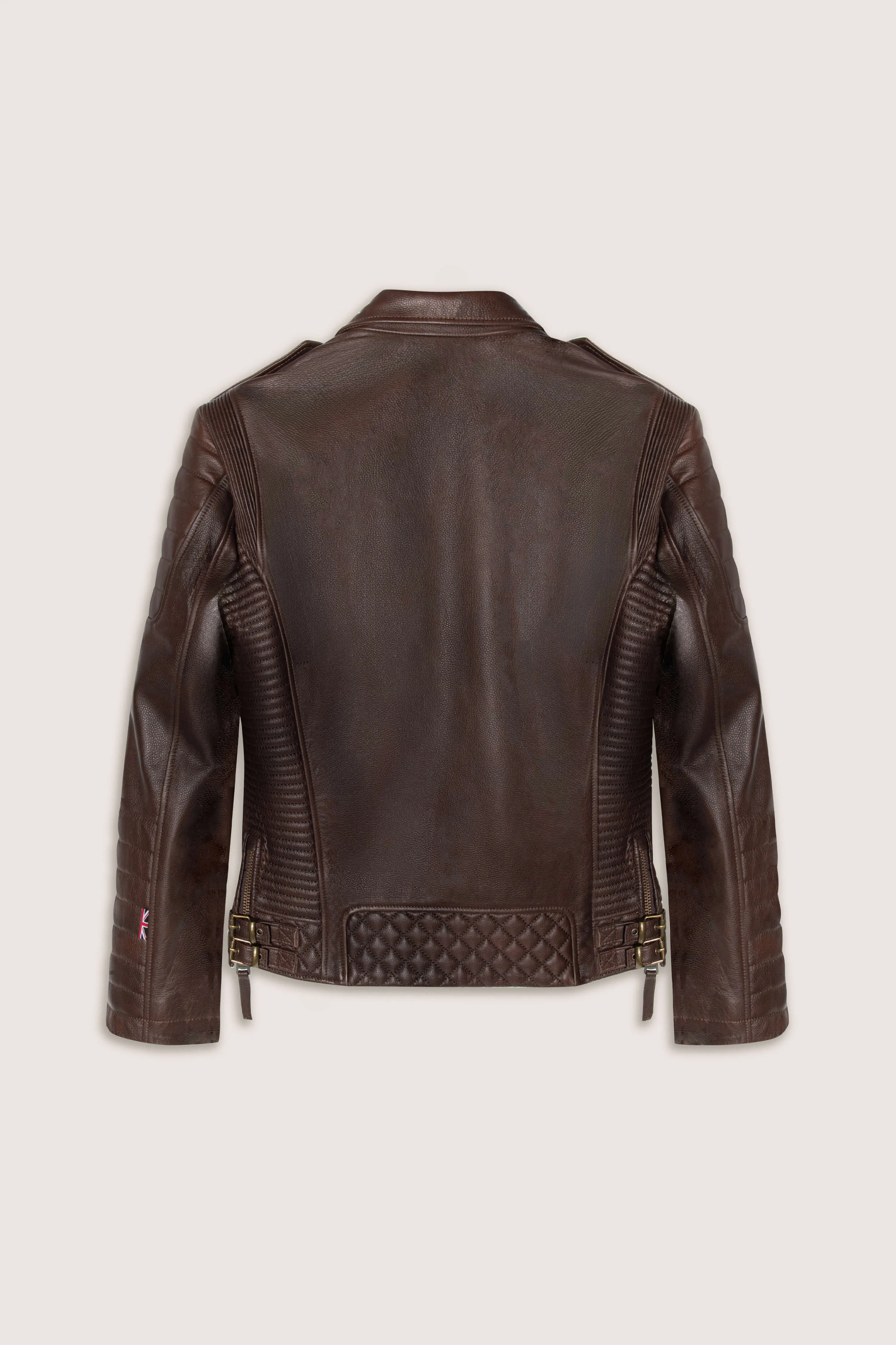 Kay Michaels 3.0: Vintage Brown Leather Jacket (Man) sold by Boda Skins product image thumbnail 4