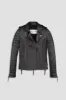 Kay Michaels 2.0 Gun Metal Hardware Tall Leather Jacket (Woman) sold by Boda Skins