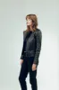 Kay Michaels 2.0 Gun Metal Hardware Tall Leather Jacket (Woman) sold by Boda Skins