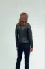 Kay Michaels 2.0 Gun Metal Hardware Tall Leather Jacket (Woman) sold by Boda Skins