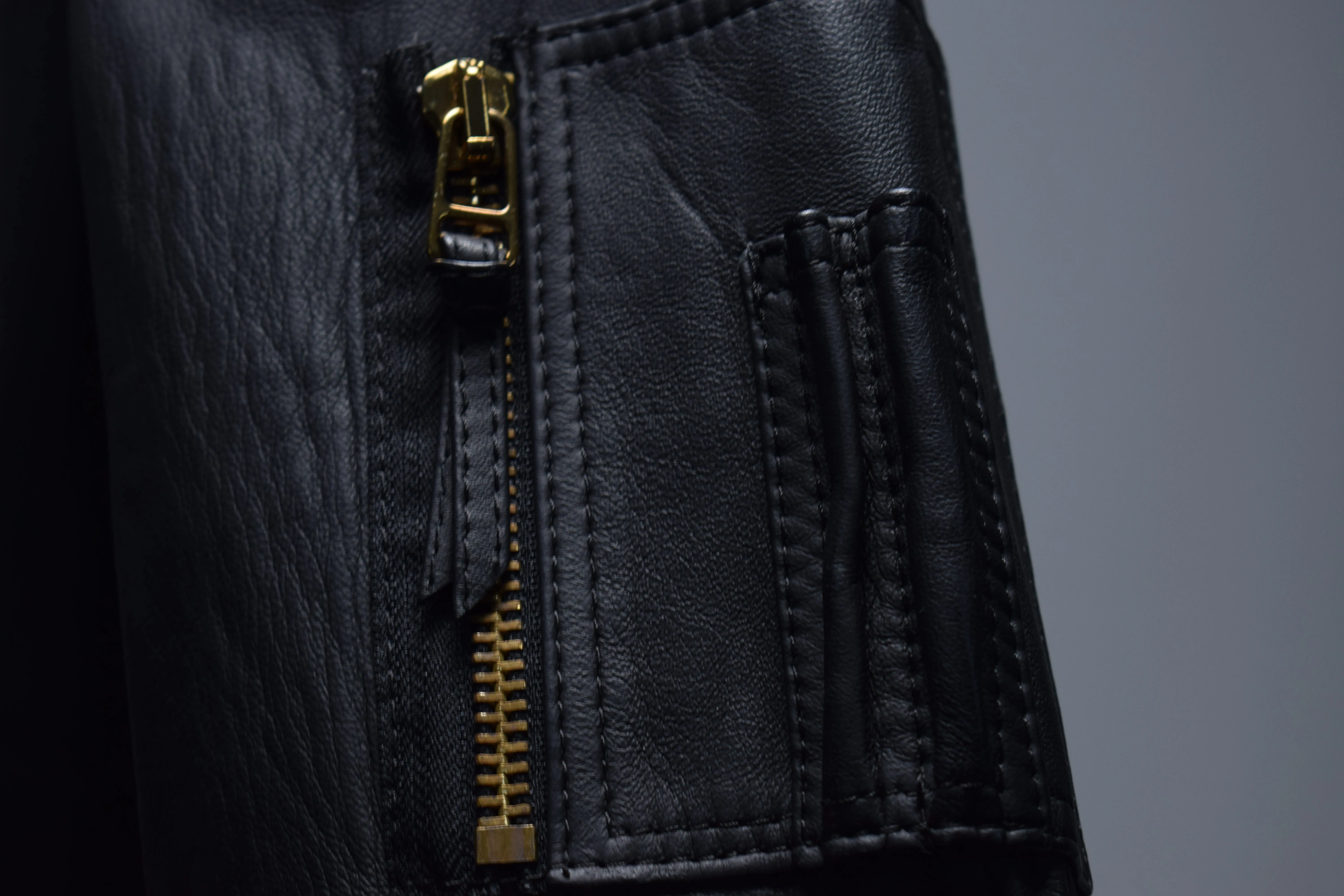 Aviator Bomber Gold Hardware / Mens / XXXL / Excellent sold by Boda Skins product image thumbnail 4