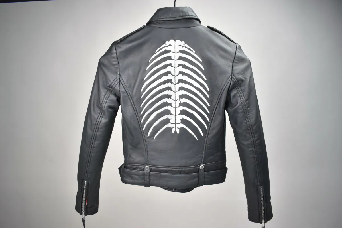 Classic Biker 'Bones' / Womens / XXS / Excellent sold by Boda Skins
