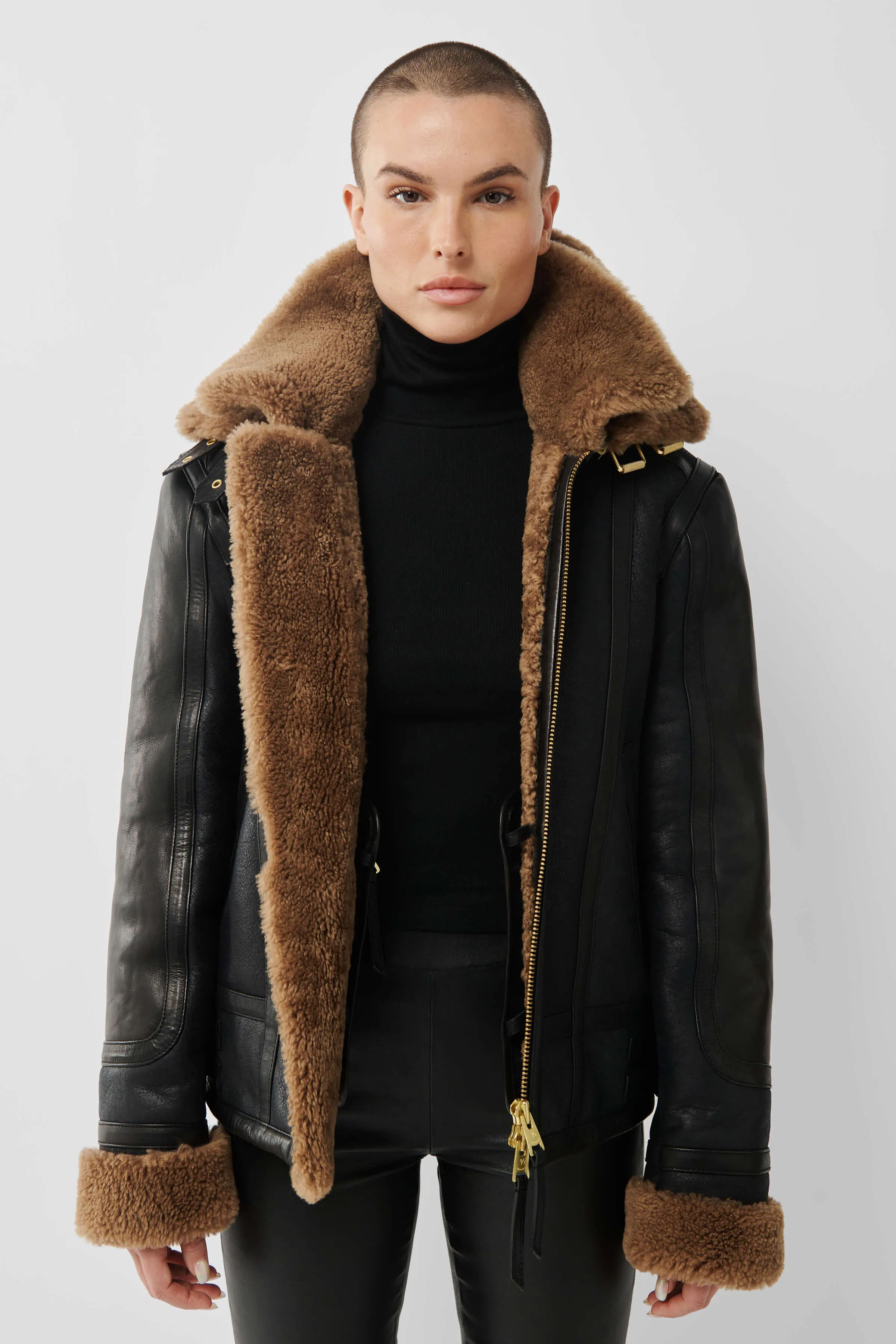 Bronx Shearling Jacket (Woman) sold by Boda Skins product image thumbnail 3