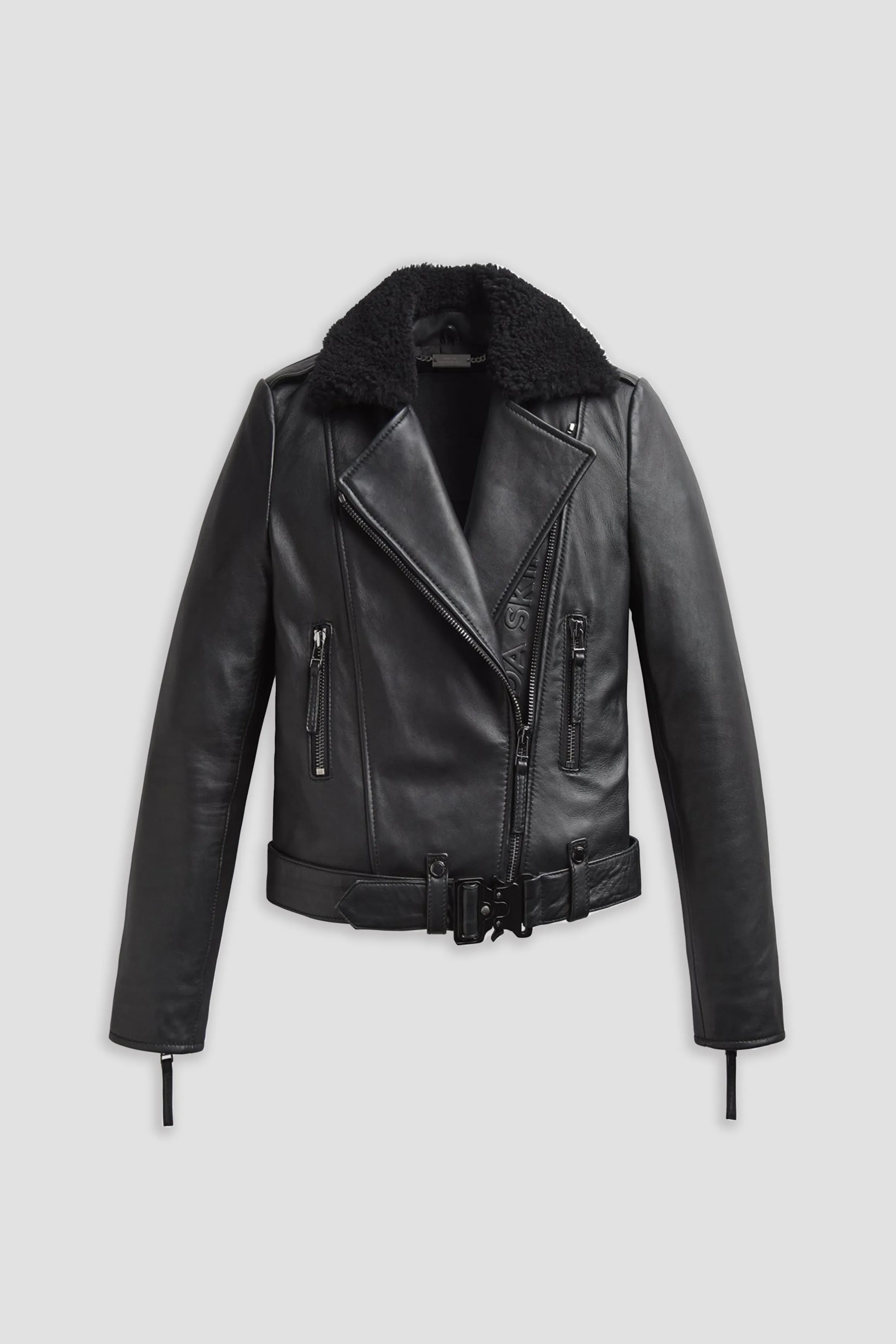 Premium Classic Biker: Winter Shearling Jacket sold by Boda Skins