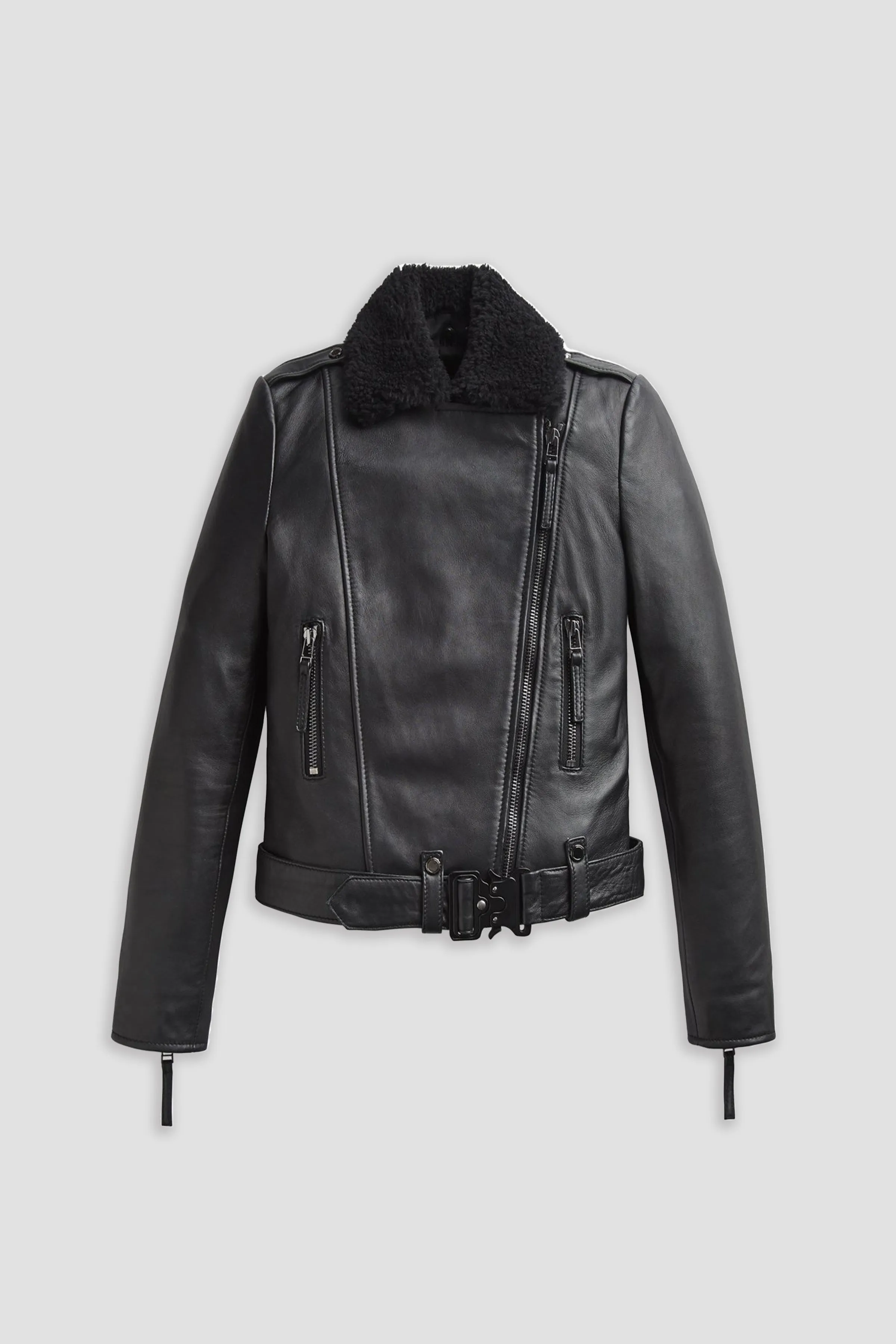 Premium Classic Biker: Winter Shearling Jacket sold by Boda Skins product image thumbnail 2