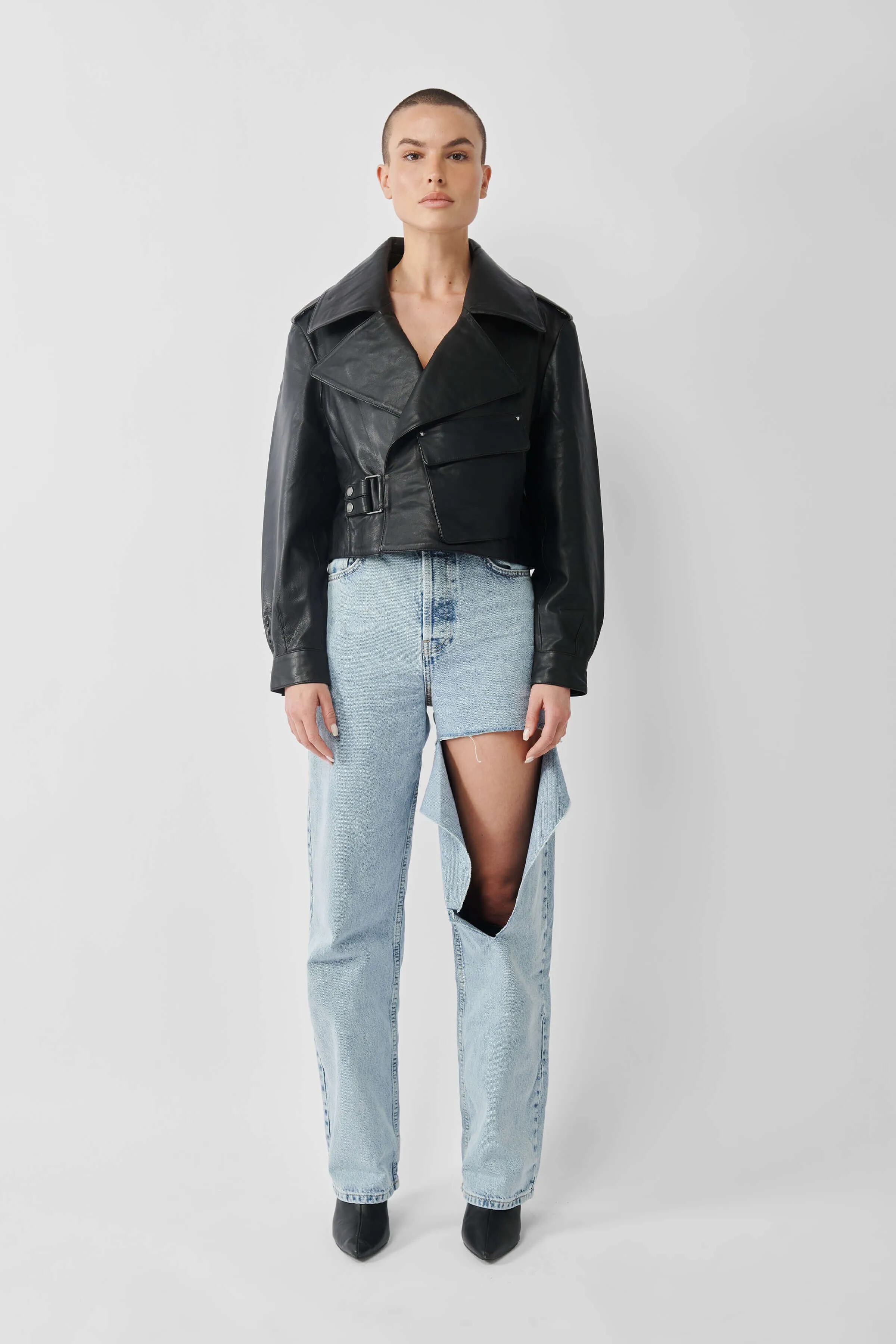 Cropped Blouson Black: Bite Me sold by Boda Skins product image thumbnail 3