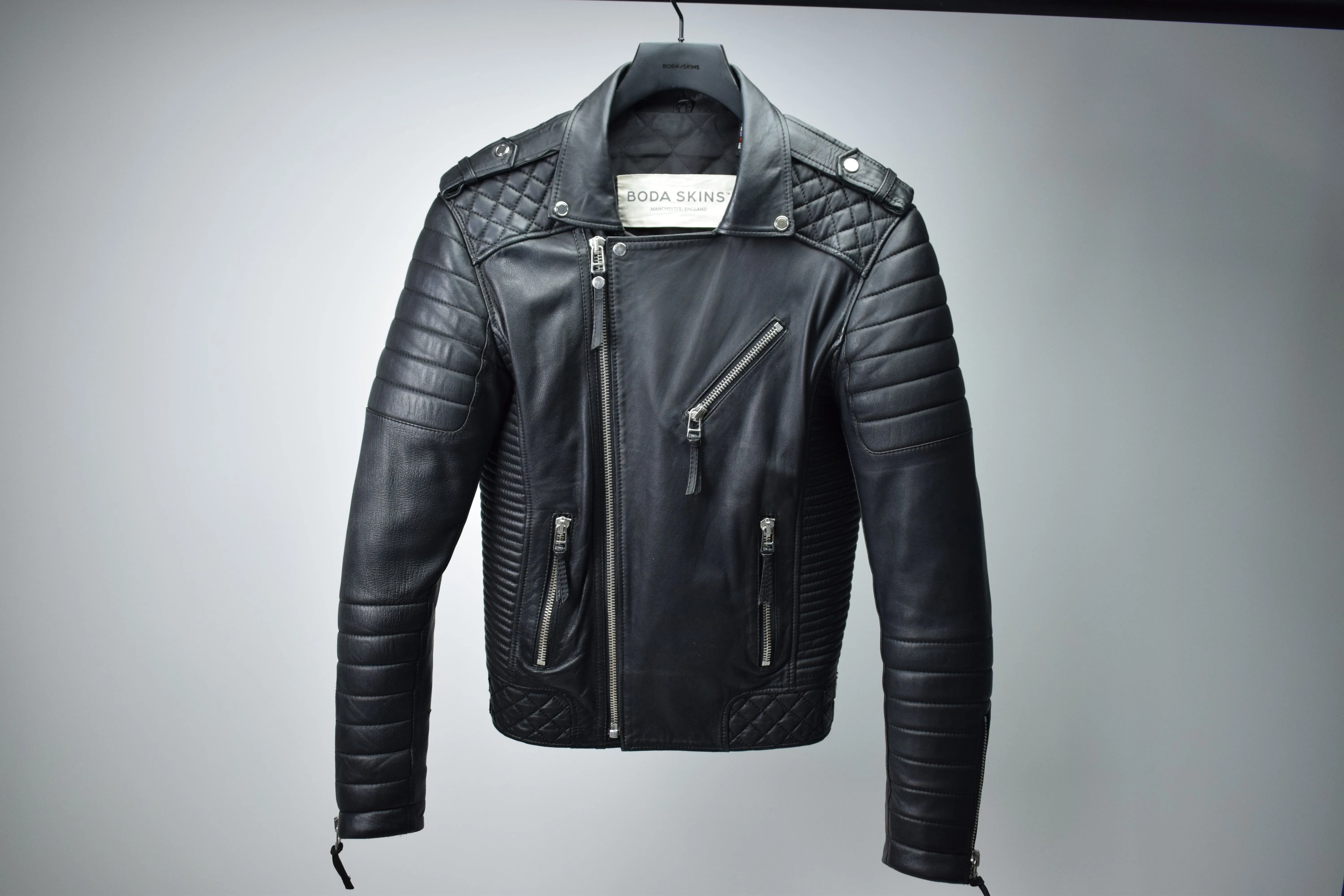 SM046 / Kay Michaels 2.0: Silver Hardware (MEN'S) sold by Boda Skins