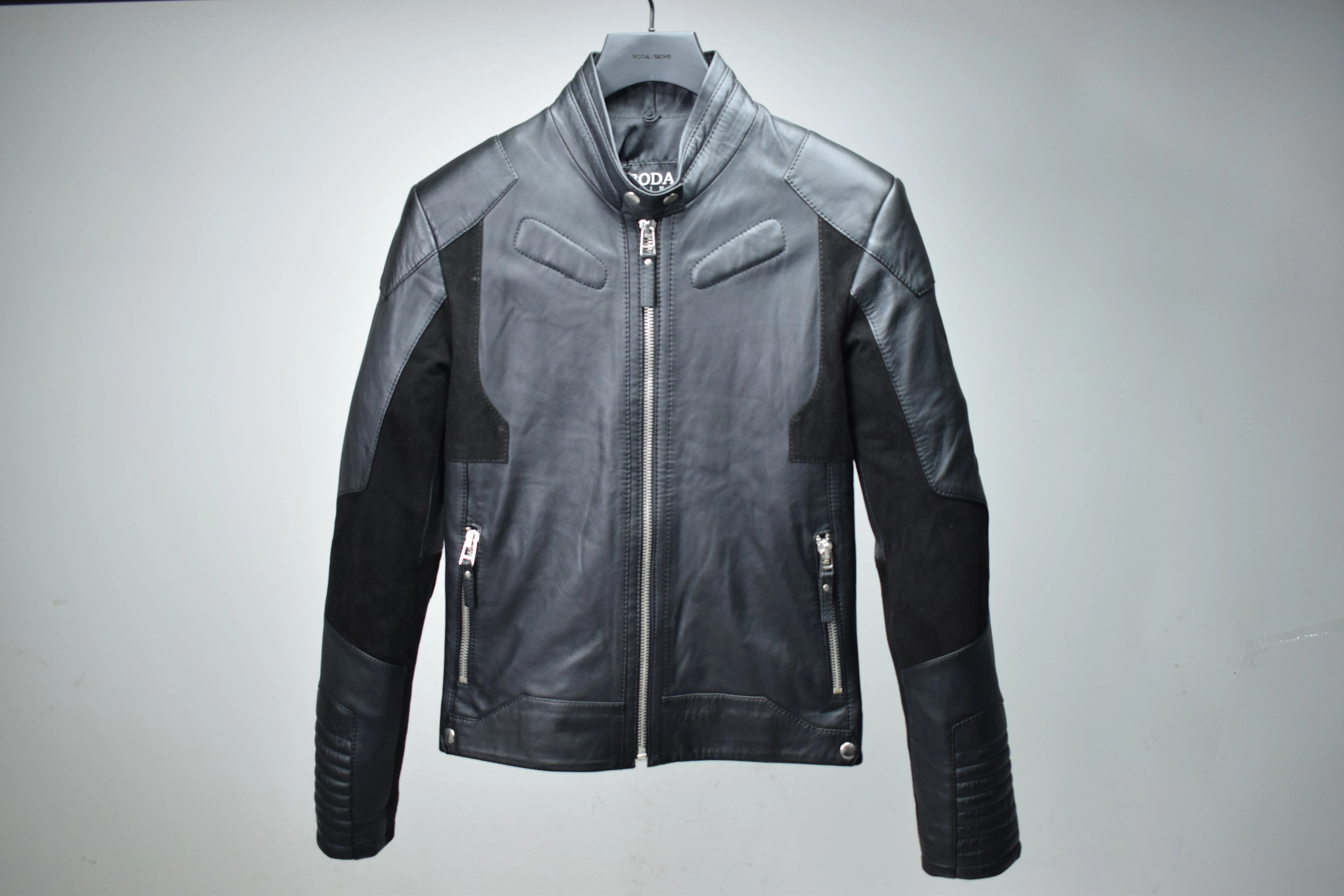 Cafe Racer Suede: Silver Hardware / Mens / XS / Excellent sold by Boda Skins