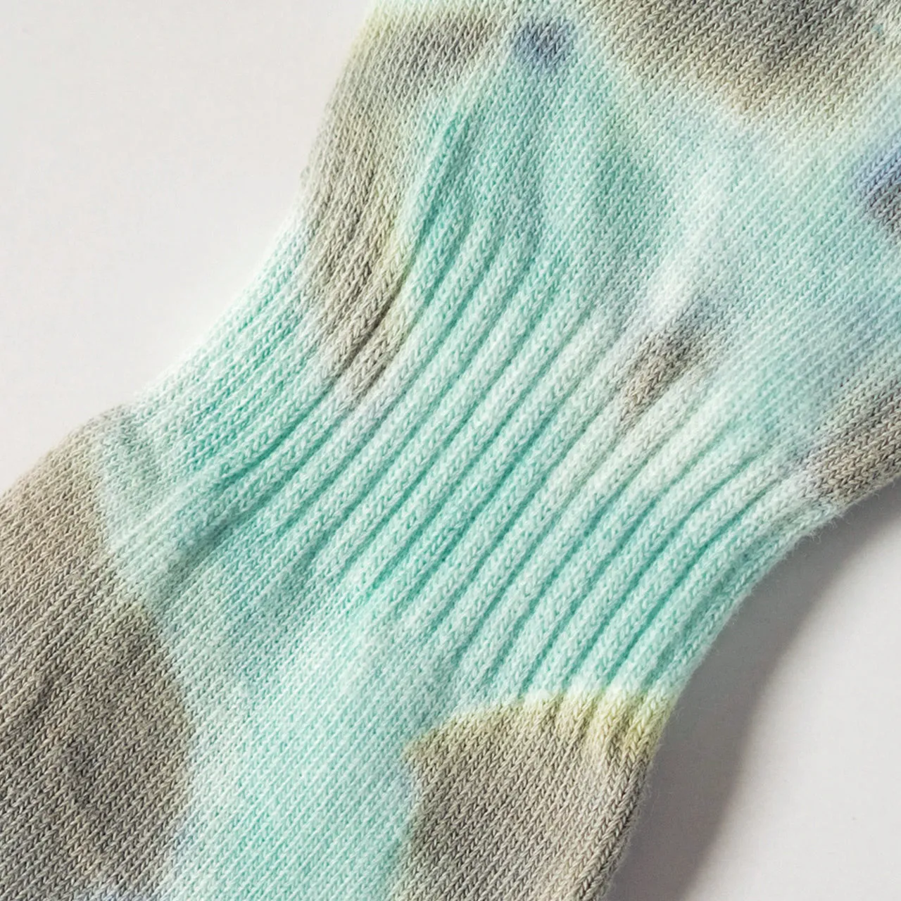 NODAL Tabi Sock – Tie Dye Soda/Khaki/Gray | Made in Japan sold by Arvin Goods product image thumbnail 3