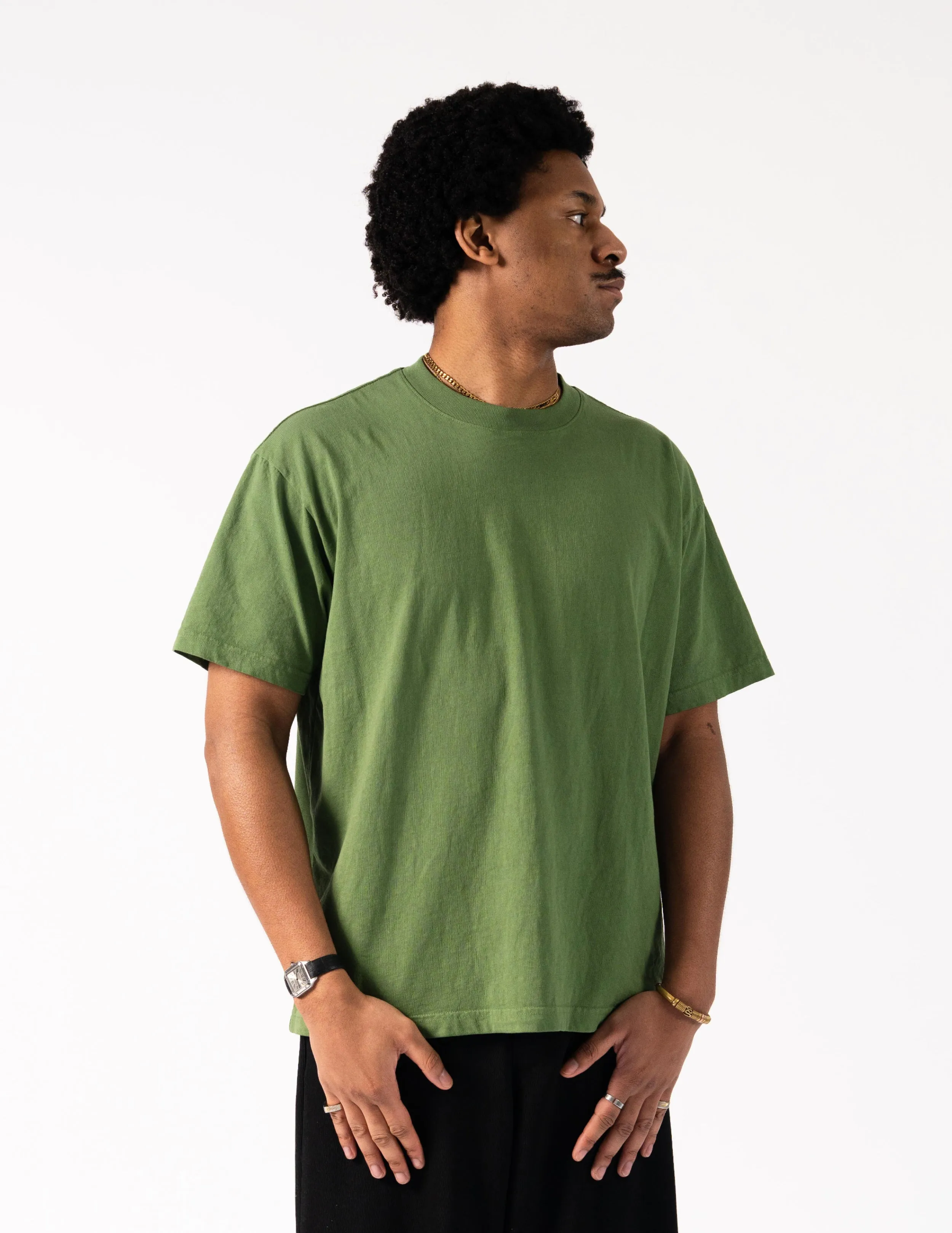 Arvin Goods Classic T-Shirt Forest Green | Made in USA sold by Arvin Goods product image thumbnail 2