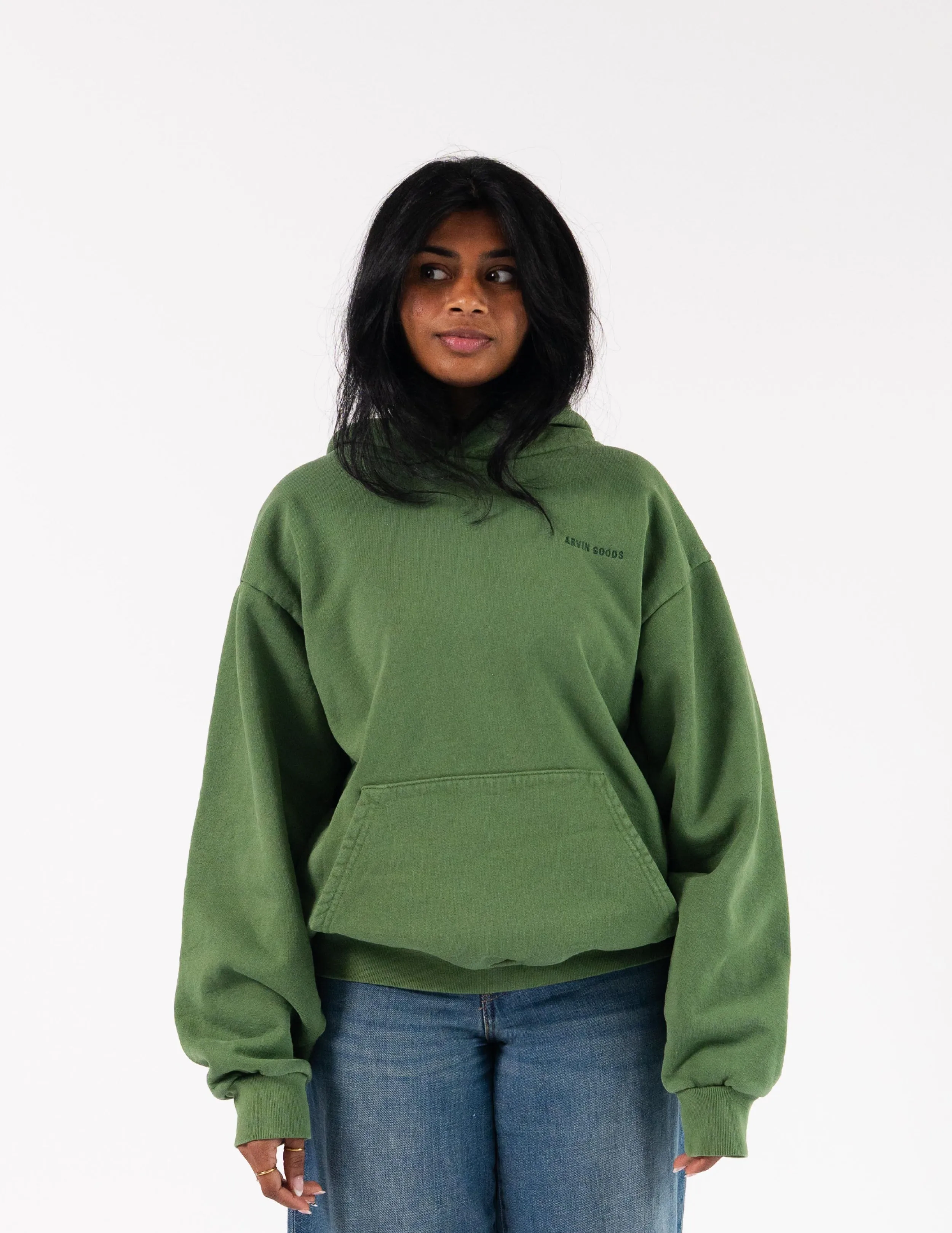 Arvin Goods Classic Hoodie Forest Green | Made in USA sold by Arvin Goods product image thumbnail 3
