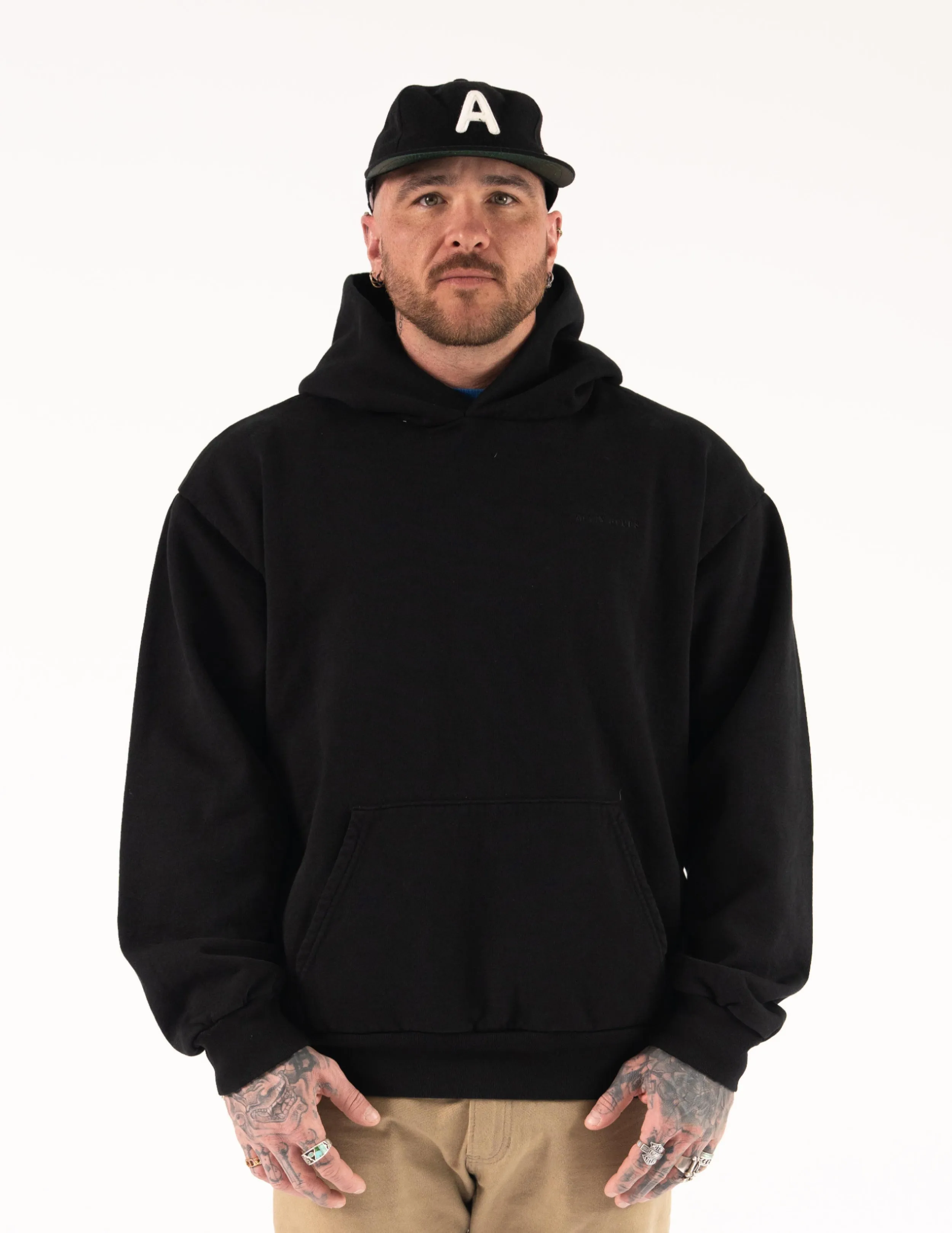 Classic Hoodie - Black | Made in USA sold by Arvin Goods product image thumbnail 2