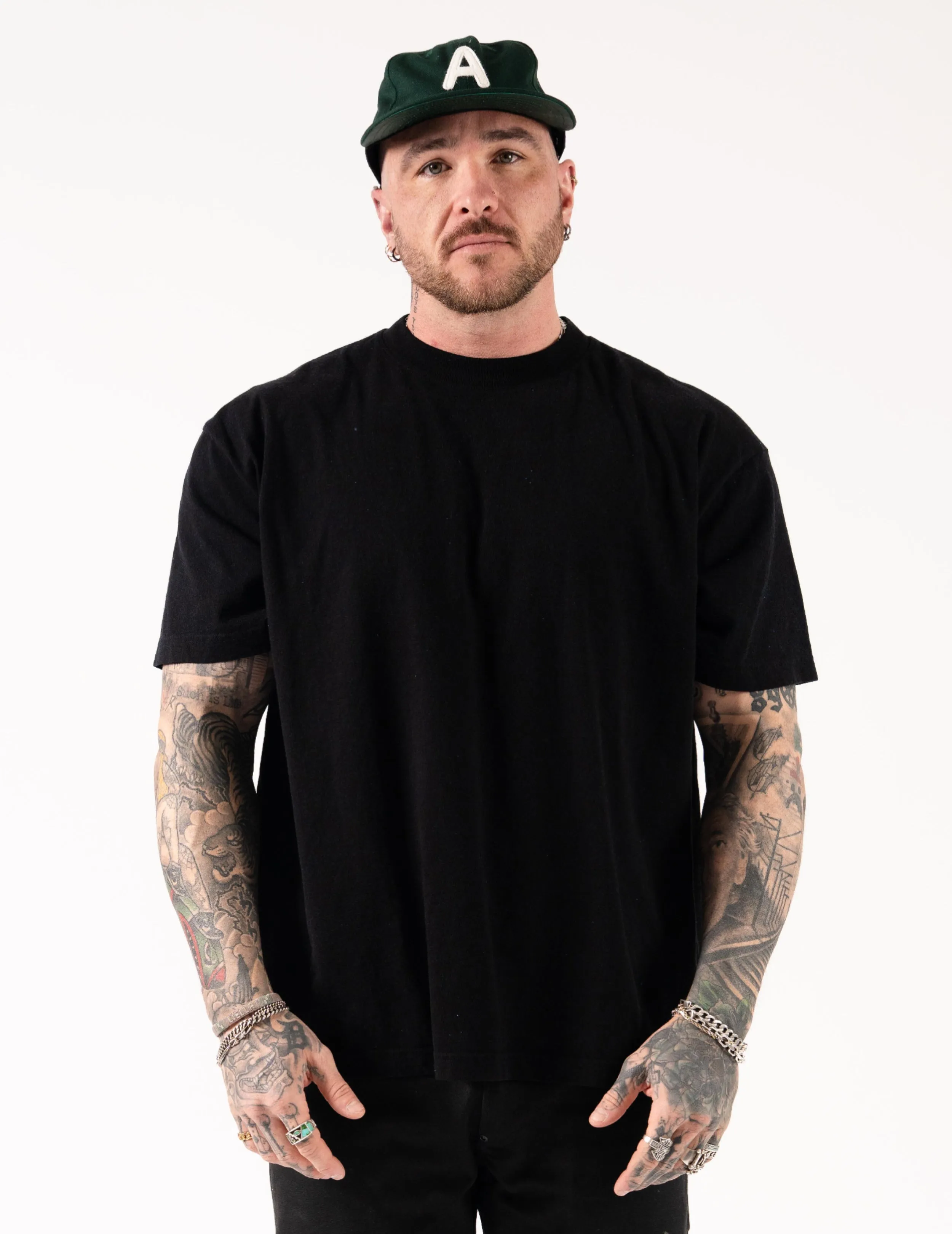 Classic T-Shirt - Black | Made in USA sold by Arvin Goods product image thumbnail 2