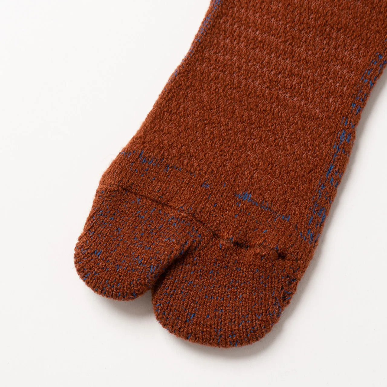 NODAL 84N Long Tabi Sock – Brown | Made in Japan sold by Arvin Goods product image thumbnail 3