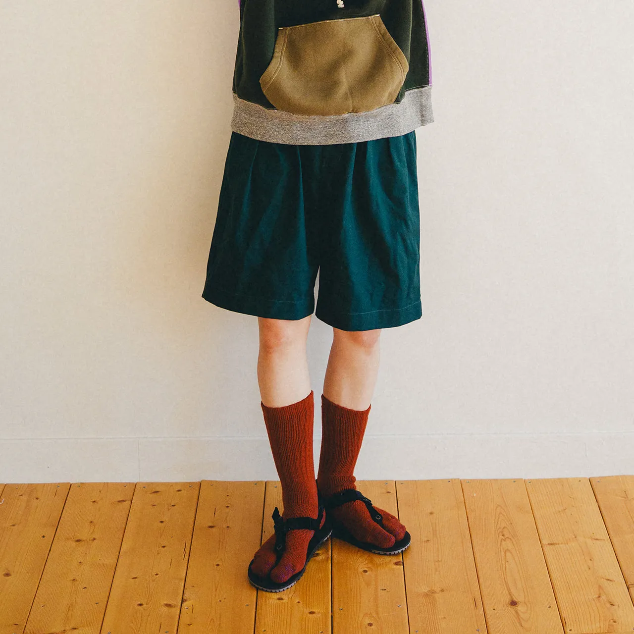 NODAL 84N Long Tabi Sock – Brown | Made in Japan sold by Arvin Goods product image thumbnail 4