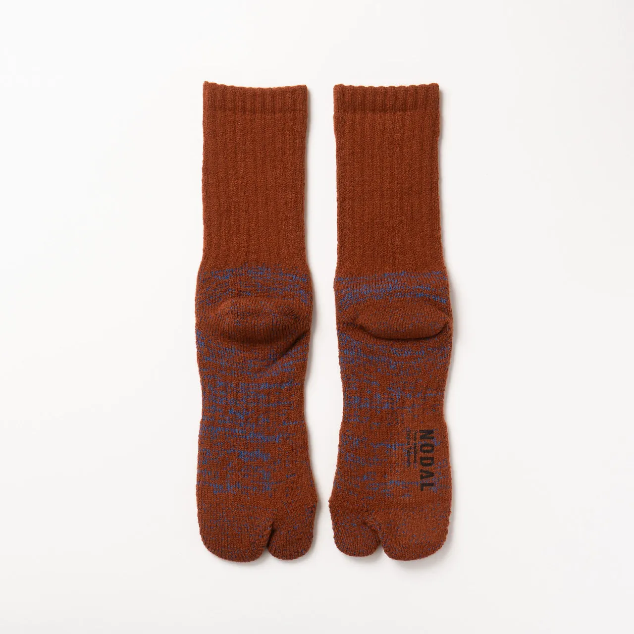 NODAL 84N Long Tabi Sock – Brown | Made in Japan sold by Arvin Goods product image thumbnail 2