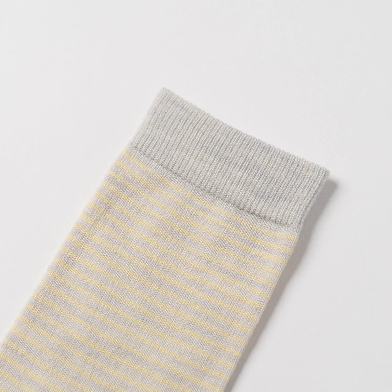 NODAL Tabi Sock – Merino Wool Stripe Light Gray | Made in Japan sold by Arvin Goods product image thumbnail 3