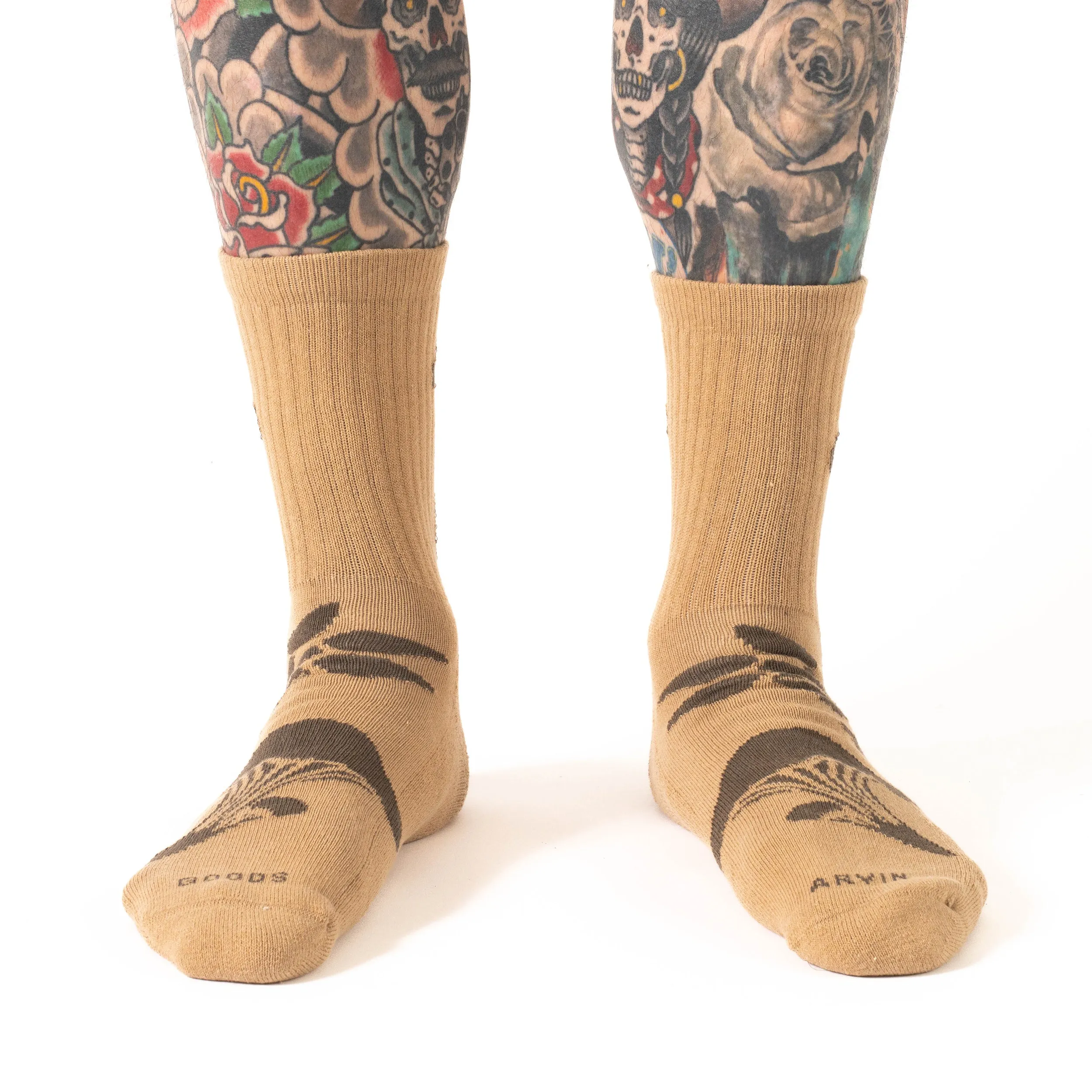 Crew Sock - Shroom sold by Arvin Goods product image thumbnail 2