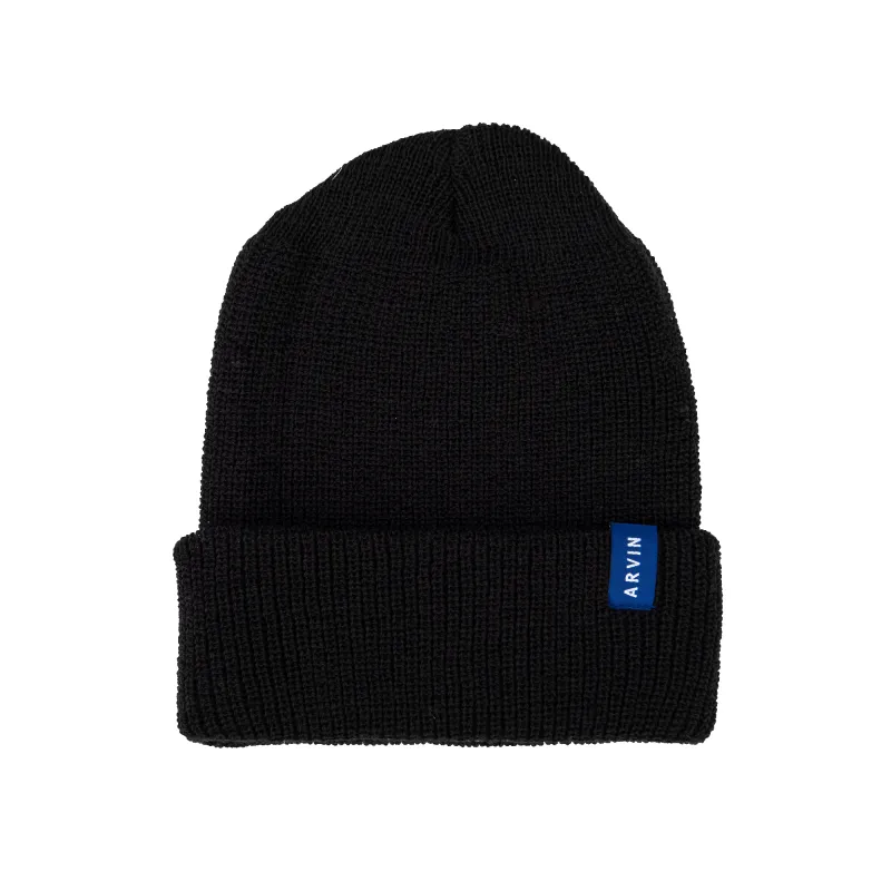 Classic Rib Beanie – 100% Merino Wool | Made in USA made by Arvin Goods
