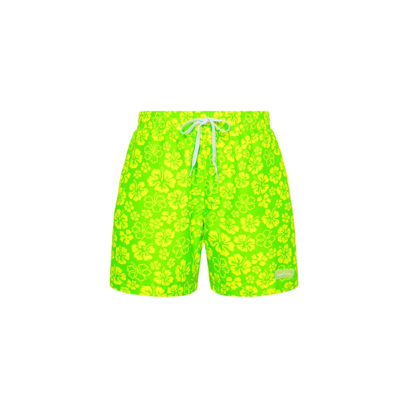 Men's Swim Trunks - Aloha Lime sold by Kulani Kinis