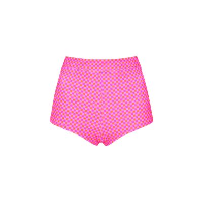 Cheeky Retro Swim Short - Pinky Promise sold by Kulani Kinis