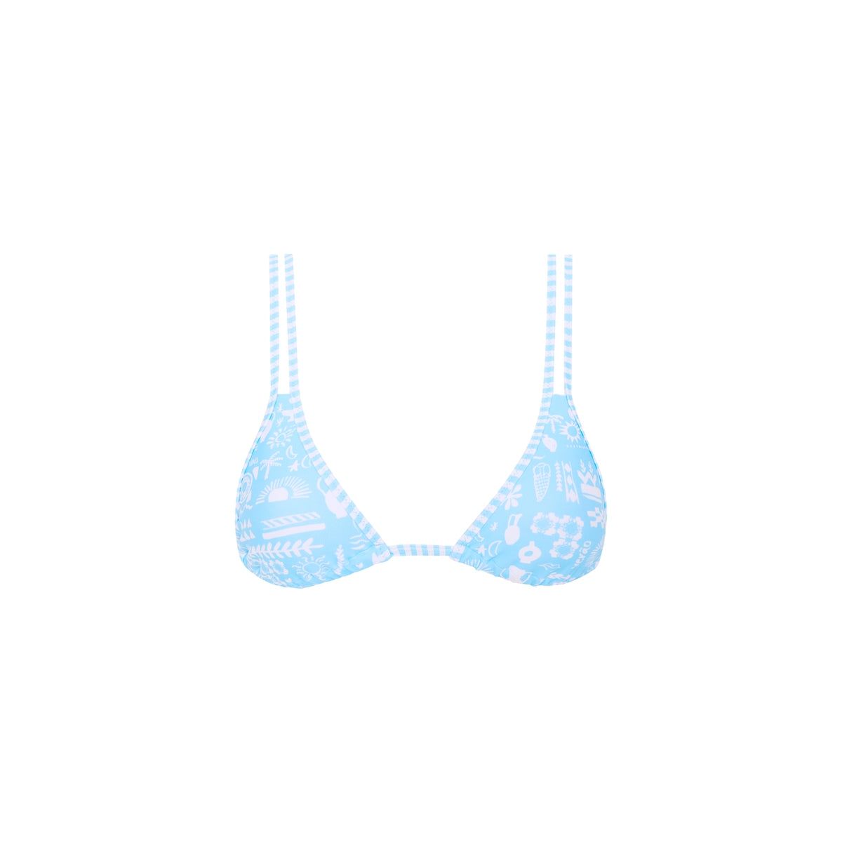 Twin Strap Bralette Bikini Top - Cloud Kisses sold by Kulani Kinis