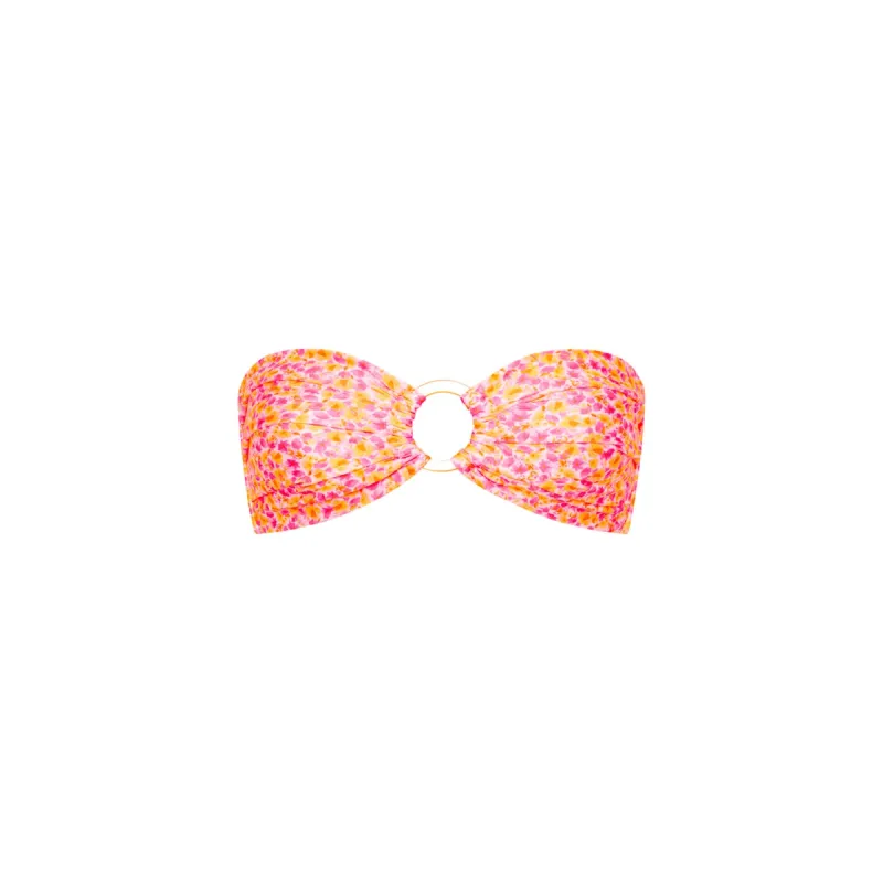 Strapless Bandeau Bikini Top - Sherbet Shimmer sold by Kulani Kinis