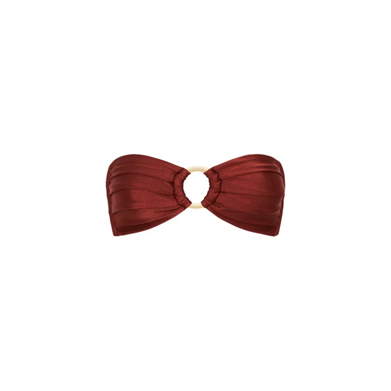 Strapless Bandeau Bikini Top - Sweet Cinnamon sold by Kulani Kinis