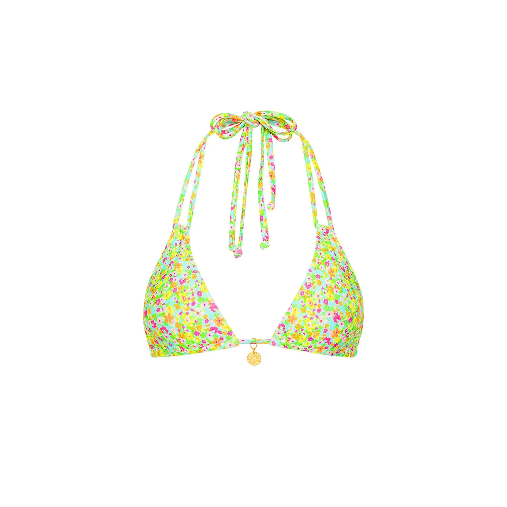 Halter Bralette Bikini Top - Wild Flower sold by Kulani Kinis