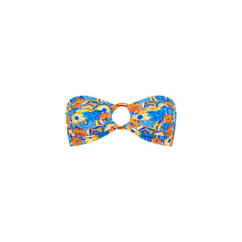 Strapless Bandeau Bikini Top - Havana Heat sold by Kulani Kinis
