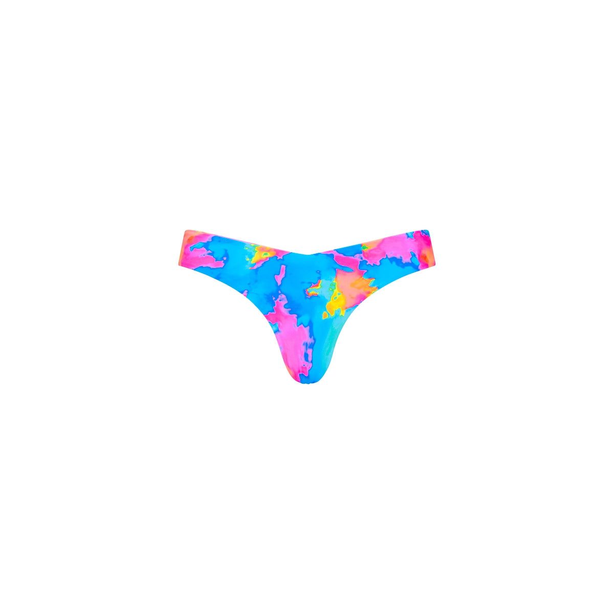 Cheeky V Bikini Bottom - Sunrise Splash sold by Kulani Kinis
