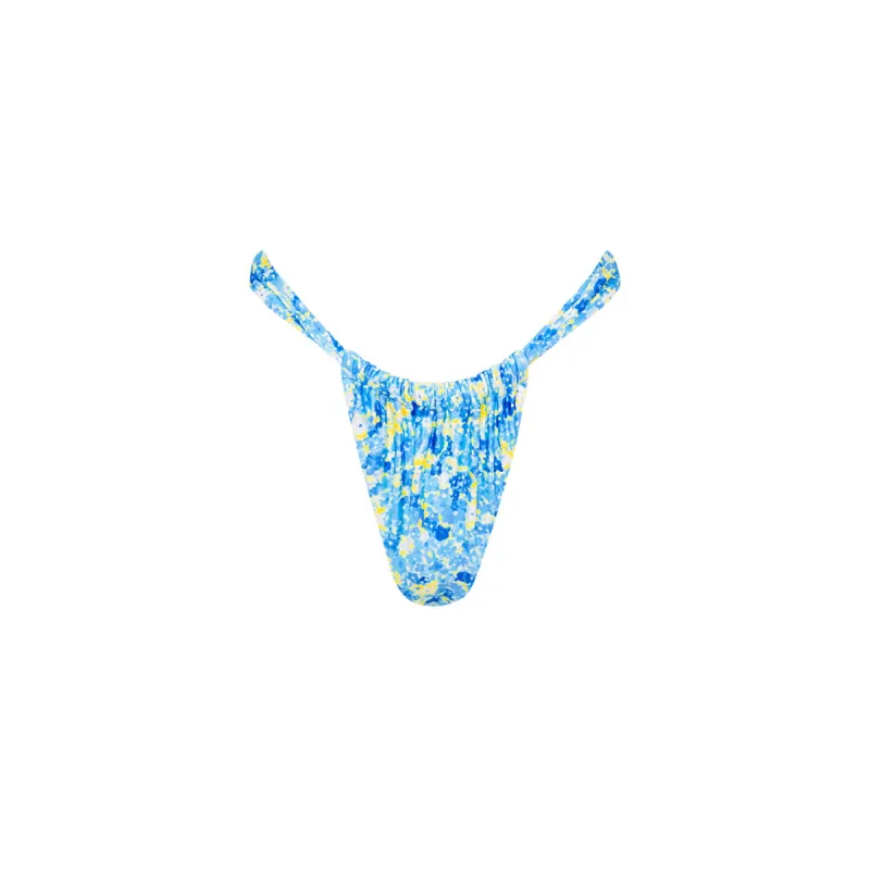 Ruched Thong Bikini Bottom - Love Story sold by Kulani Kinis