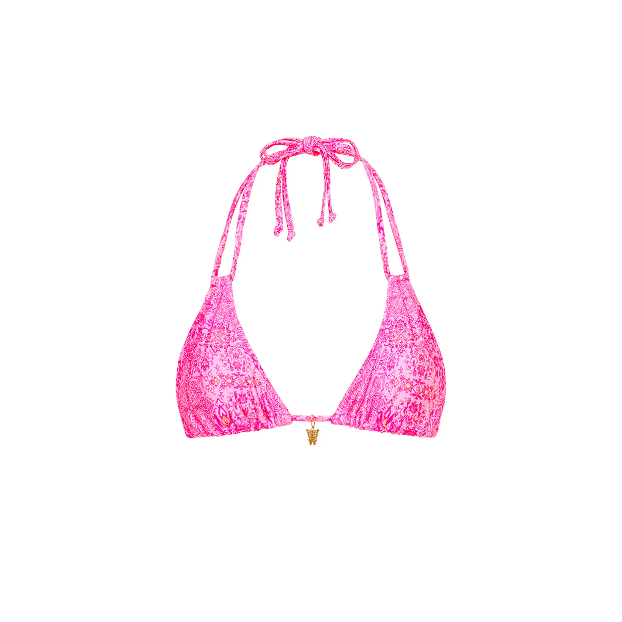 Halter Bralette Bikini Top - Rose Quartz sold by Kulani Kinis
