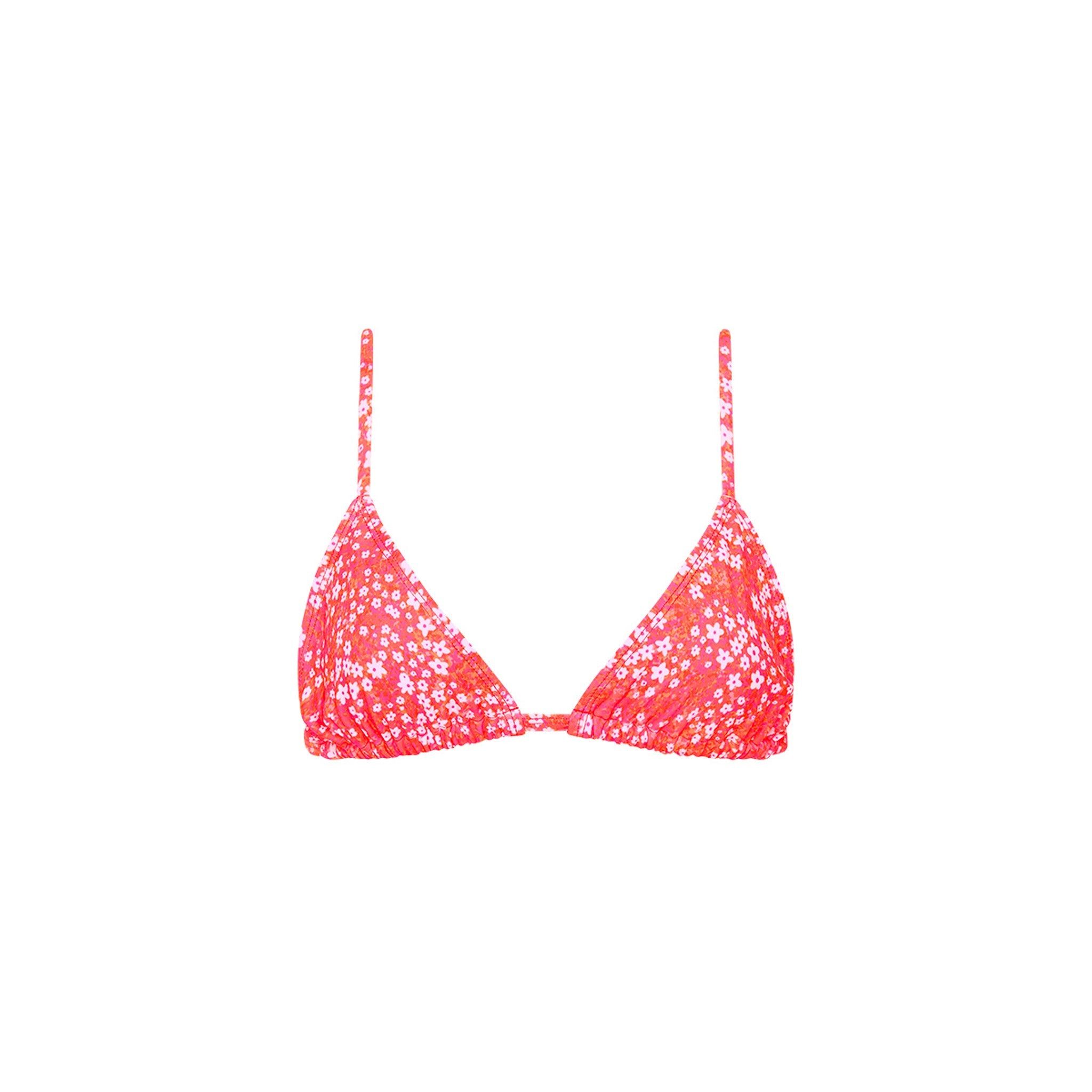 Bralette Bikini Top - Coral Crush sold by Kulani Kinis