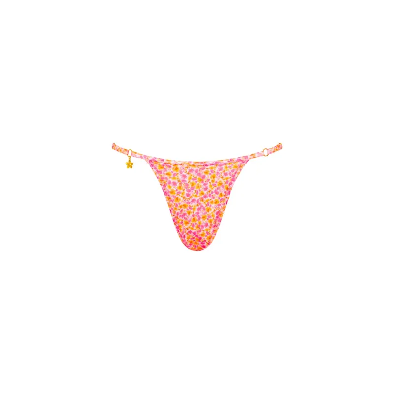 Charm Adjustable Micro Thong Bikini Bottom - Sherbet Shimmer made by Kulani Kinis