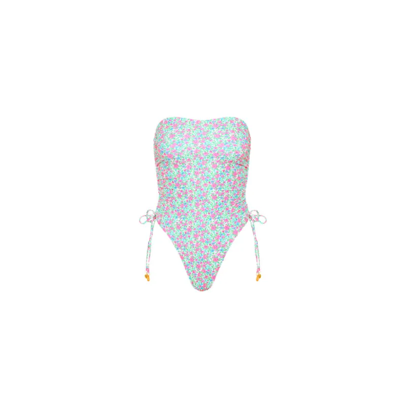 Ruched Bandeau One Piece - Sweet Pea sold by Kulani Kinis