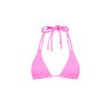 Halter Bralette Bikini Top - Bubblegum Pink Ribbed sold by Kulani Kinis
