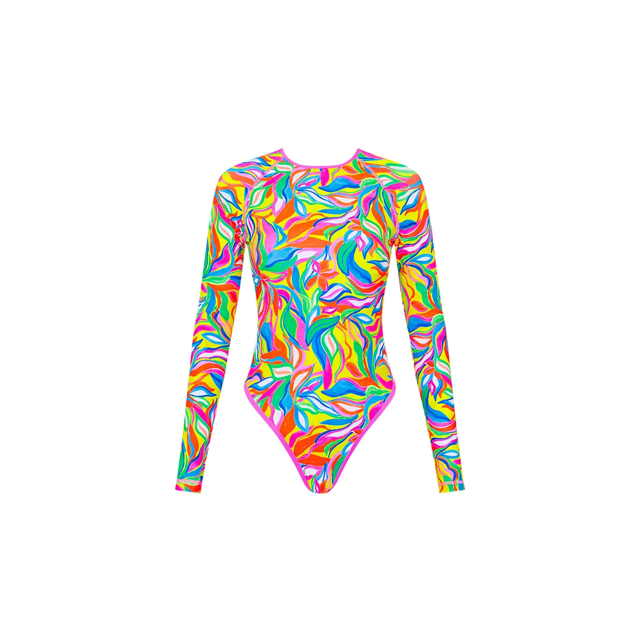 Long Sleeve Surf Suit - Tropical Illusion sold by Kulani Kinis