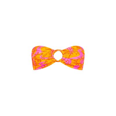 Strapless Bandeau Bikini Top - Sangria Swirl sold by Kulani Kinis