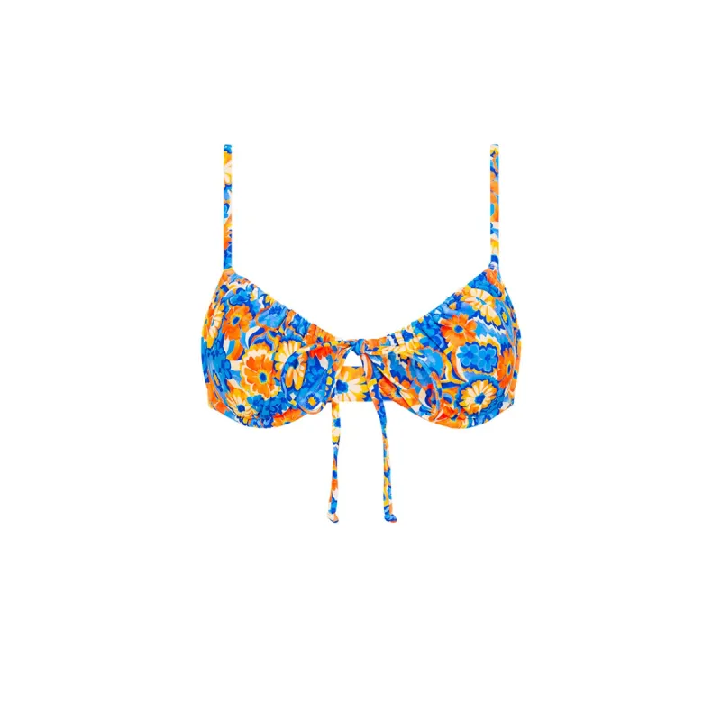 Ruched Underwire Bra Bikini Top - Havana Heat sold by Kulani Kinis