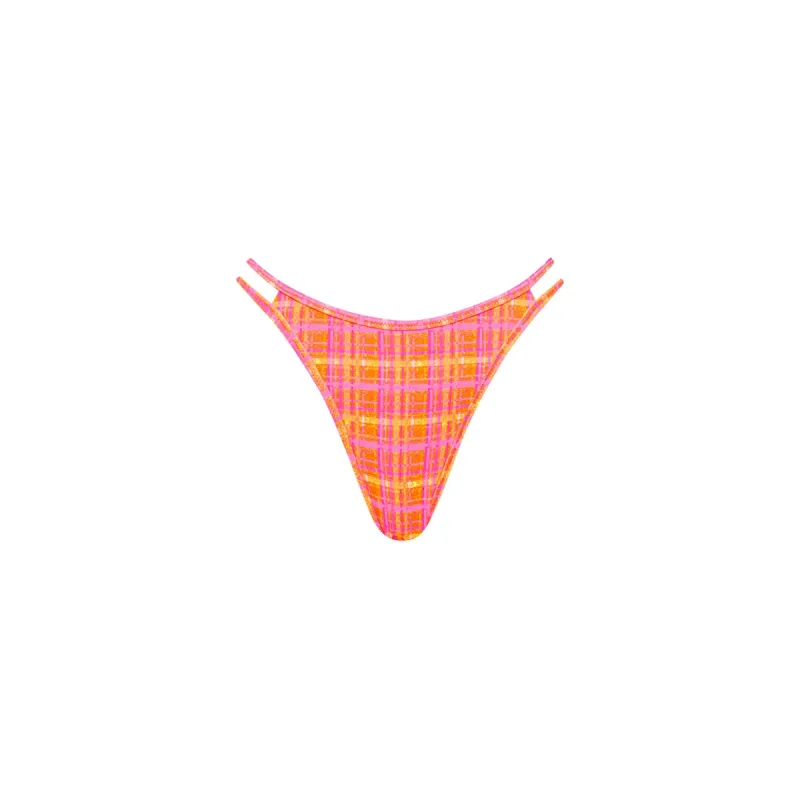 Twin Strap Cheeky Bikini Bottom - Peaches sold by Kulani Kinis