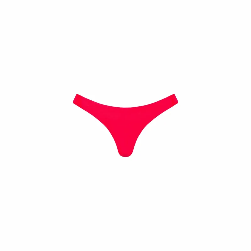 Minimal Full Coverage Bikini Bottom - Neon Rose sold by Kulani Kinis